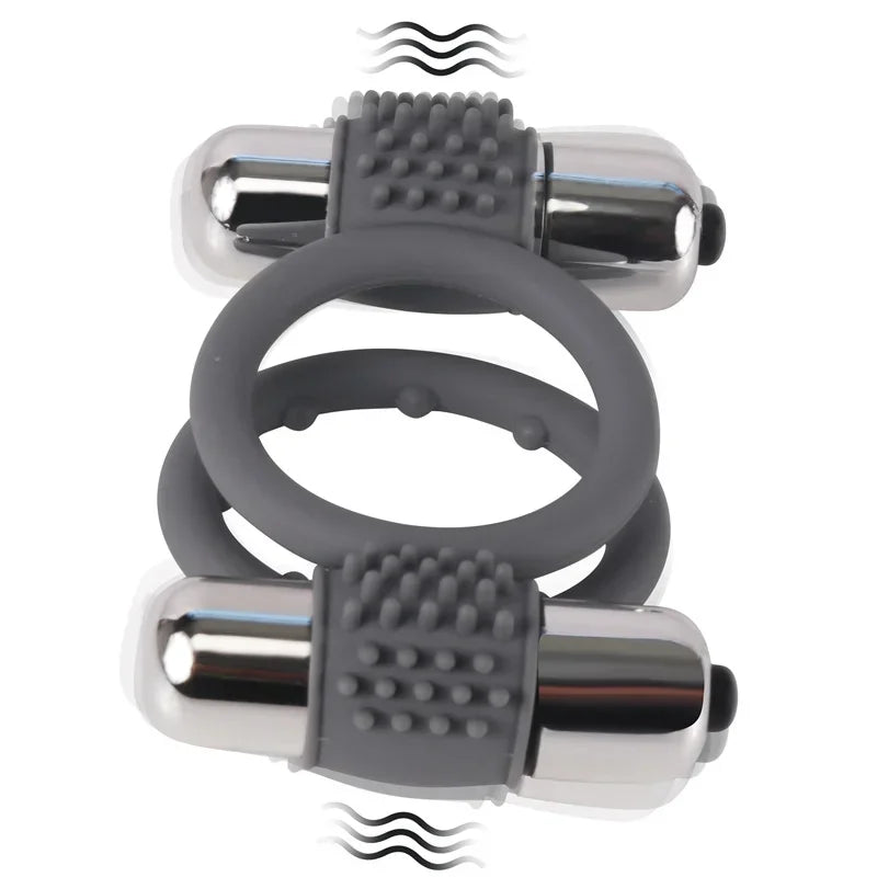 Premium Active Dual Vibration Cock Ring - Pack of 1